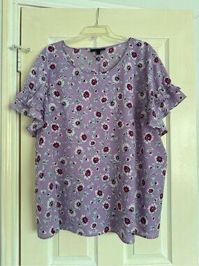 3 Lane Bryant Ruffle Sleeve Women's Top